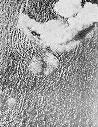 Image: Battle For Leyte Gulf; Planes Sink Abukuma