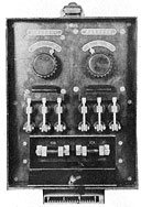 Figure 374. Battery charger, front view, showing controls