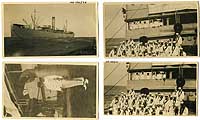 Album S-587, page 1: USS Soestdijk and members of her crew, circa 1918-1919