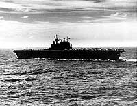 Photo # 80-G-366884:  USS Enterprise at sea during the Gilberts Operation, November 1943