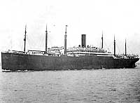 Photo # NH 41893:  German passenger liner President Lincoln underway, prior to World War I