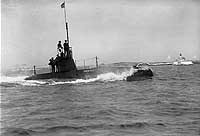 Photo # NH 41915:  USS Tarantula running trials off Newport, R.I., August 1907