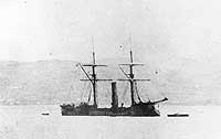 Photo # NH 42257: CSS Stonewall at Ferrol, Spain, March 1865