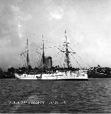 Photo # NH 46473:  USRC McCulloch off the Mare Island Navy Yard, California, circa 1900