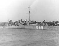 Photo # NH 55094:  USS Chauncey off the Mare Island Navy Yard, 8 July 1919