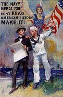 Photo # NH 63411-A-KN:  World War I recruiting poster artwork, painted by James Montgomery Flagg.