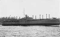 Photo # NH 65040:  SS Walter A. Luckenbach underway on her trial trip, 30 May 1918