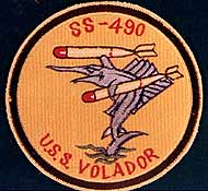 Photo # NH 72362-KN:  Insignia of USS Volador used circa the 1960s