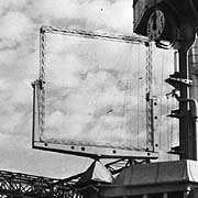 Photo # NH 77350-A:  Antenna of XAF Radar on USS New York, circa late 1938 or early 1939.