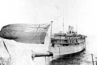 Photo # NH 89530:  USS Nopatin at Brest, France, circa May 1919