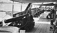 Photo # NH 90536: 'Old Salt' on board USS Pawnee, circa 1863-1864