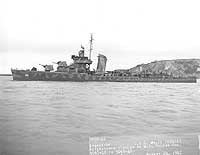 Photo # NH 97911:  USS Walke off the Mare Island Navy Yard, 24 August 1942