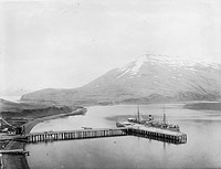 Photo # NH 105433: USS Nero at Dutch Harbor, Alaska, between June and September 1912.