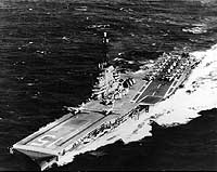 Photo # USN 1059601:  USS Randolph underway at sea, February 1962