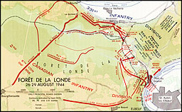 Map 6.--Foret de la Londe, 26-29 August 1944