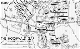 Sketch 38.--The Hochwald Gap, 27 February-3 March 1945