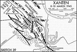 Sketch 39.--Xanten, 8-10 March 1945