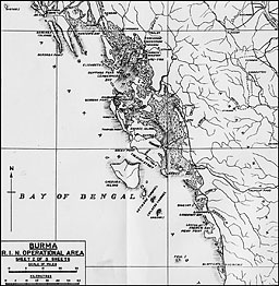 Map: Burma: RIN Operational Area (Sheet 2/2