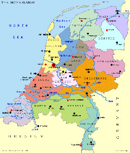 Netherlands map