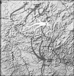 Map: Battle of the Bulge