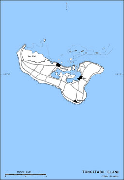 Map; Tongatabu Island