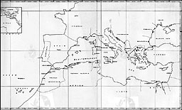 Map: Mediterranean Area